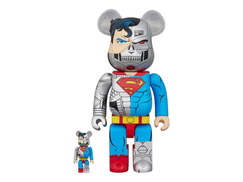 Bearbrick Cyborg Superman 100% & 400% Set
