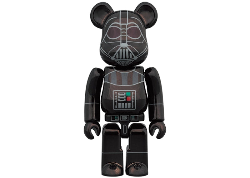 Bearbrick Darth Vader (Rogue One Ver.) 100% & 400% Set Chrome Ver.