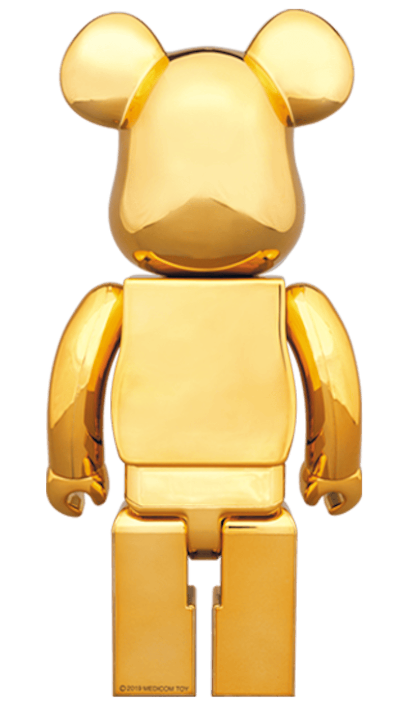 Bearbrick Daruma Gold Plating Commitment 400% Gold