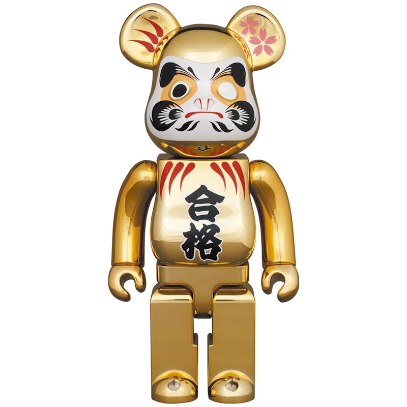 Bearbrick Daruma Goukaku Gold Plated 2 400% Gold