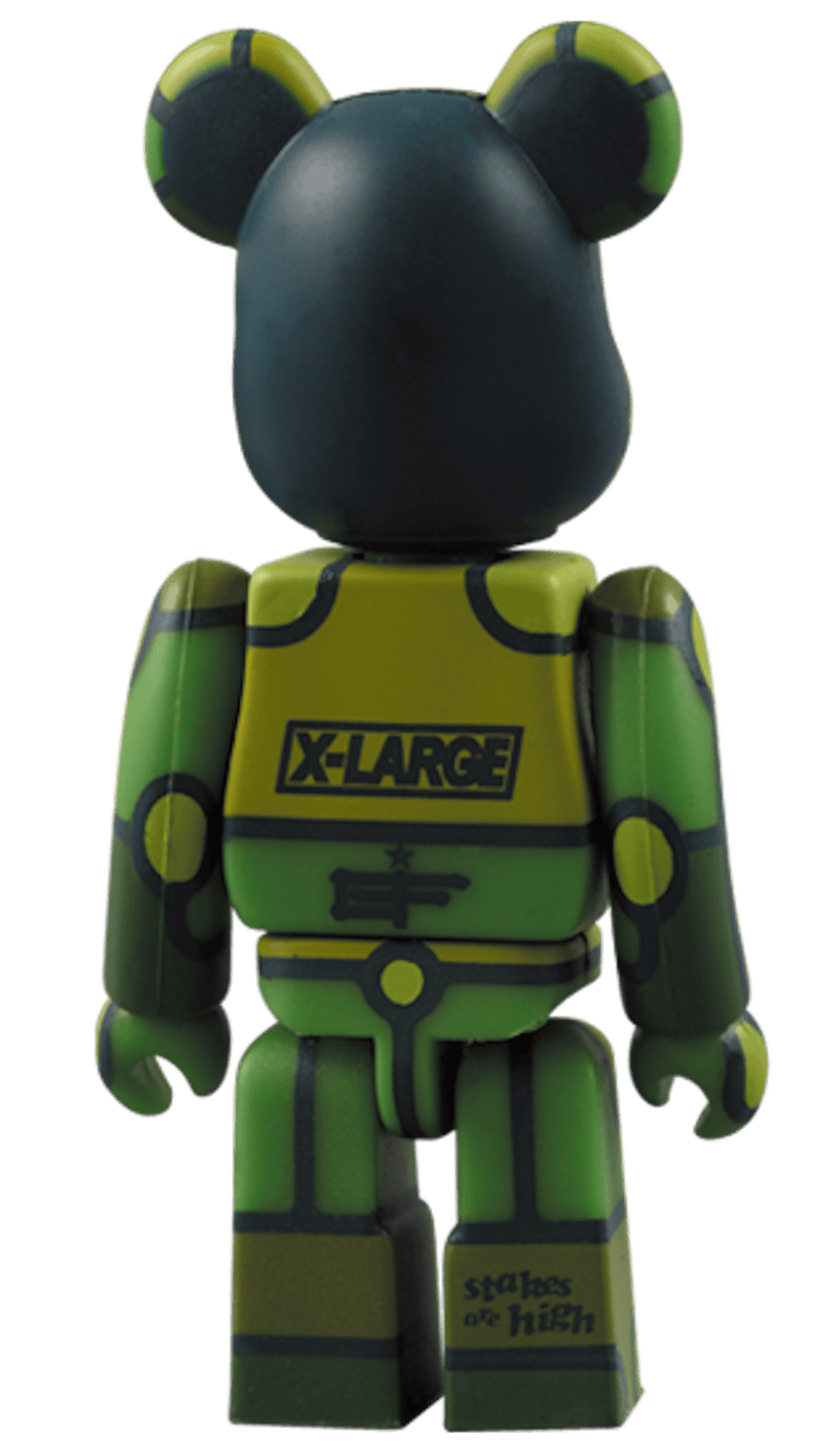 Bearbrick David Flores 100% & 400% Set Green