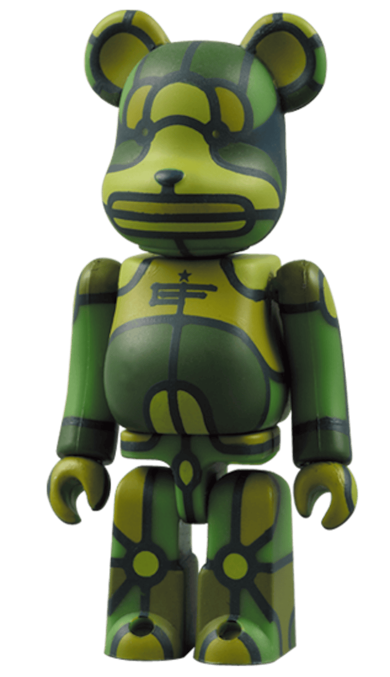 Bearbrick David Flores 100% & 400% Set Green