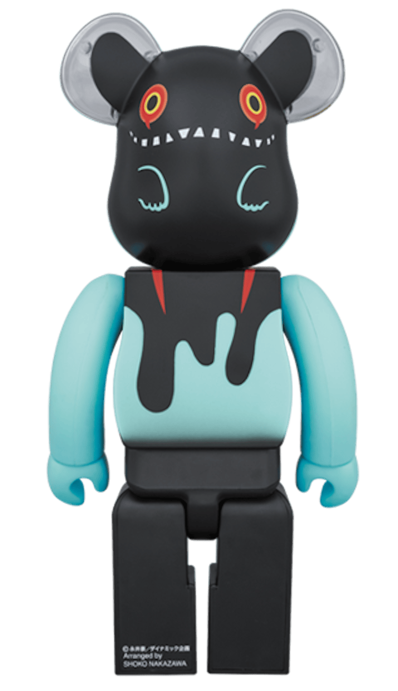 Bearbrick Devil Byron 100% & 400% Set Black