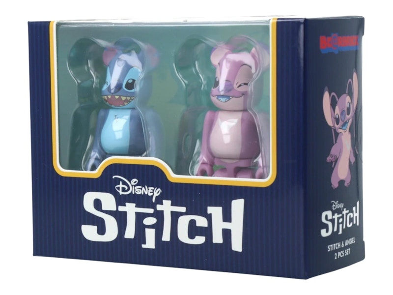 Bearbrick Disney Lilo & Stitch - Stitch & Angel 100% Set