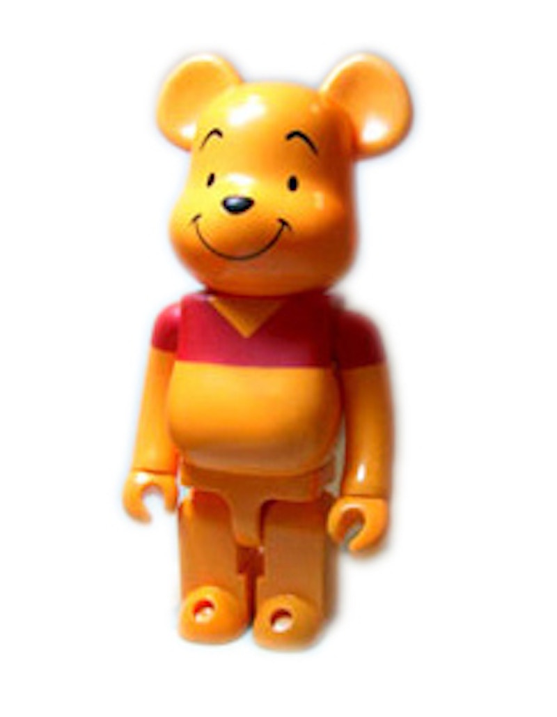 Bearbrick Disney Winnie The Pooh 2002 Character Convention 400% Yellow