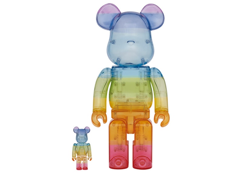 Bearbrick Dogs 100% & 400% Set Clear Multi