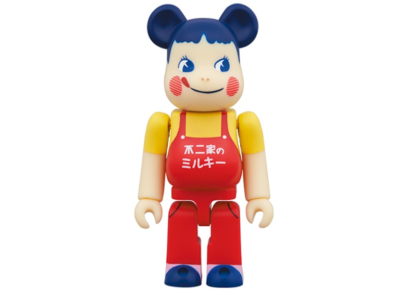 Bearbrick Enamel Sign Peko-chan 100% & 400% Set