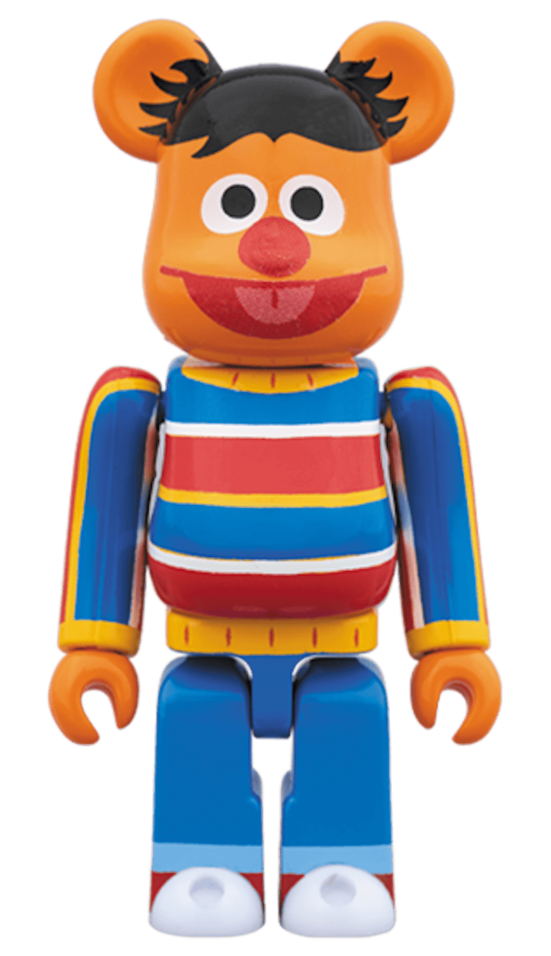 Bearbrick Ernie 100% & 400% Set Orange