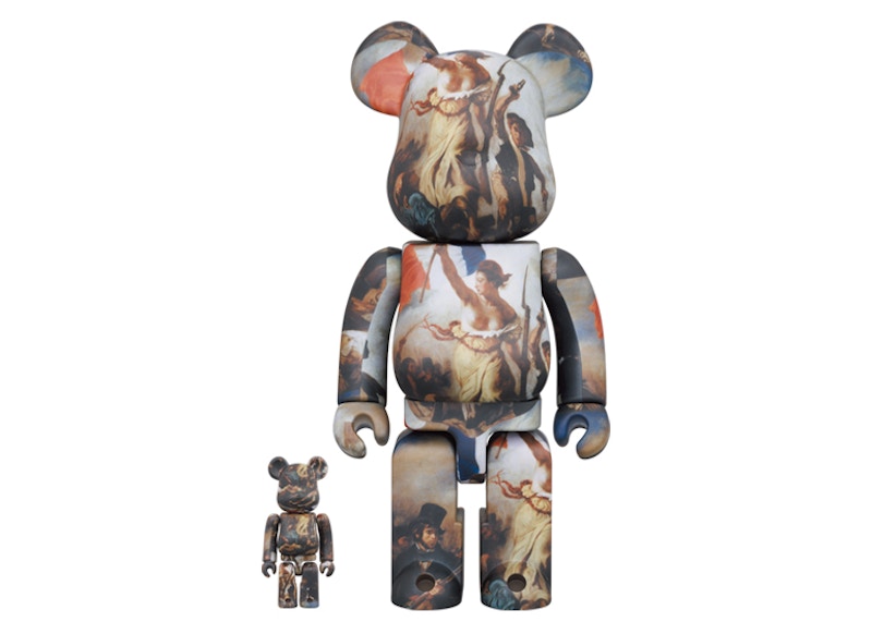 Bearbrick Eugène Delacroix (Liberty Leading the People) 100% & 400% Set