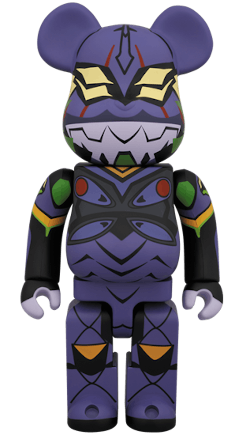 Bearbrick Evangelion 13th Machine 400% Purple