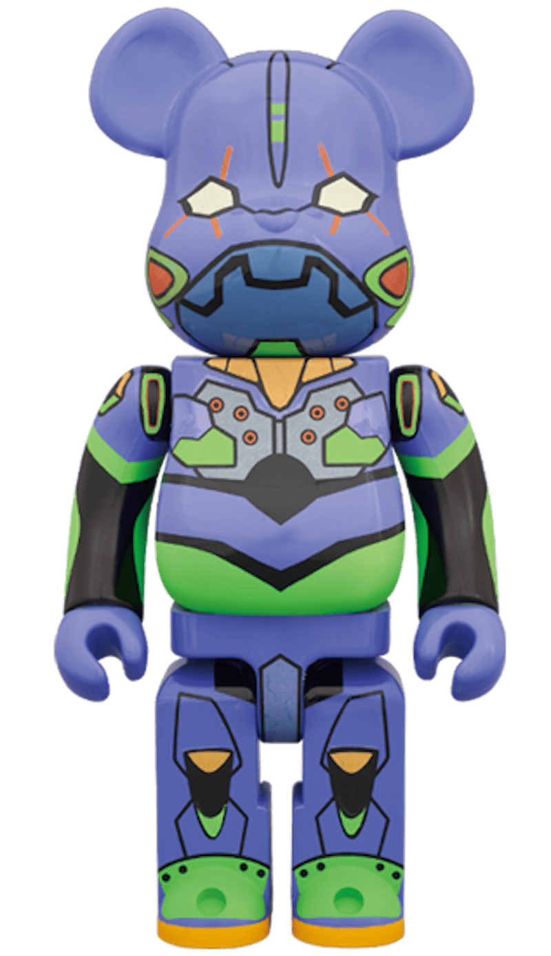 Bearbrick Evangelion's First Machine 400% Purple