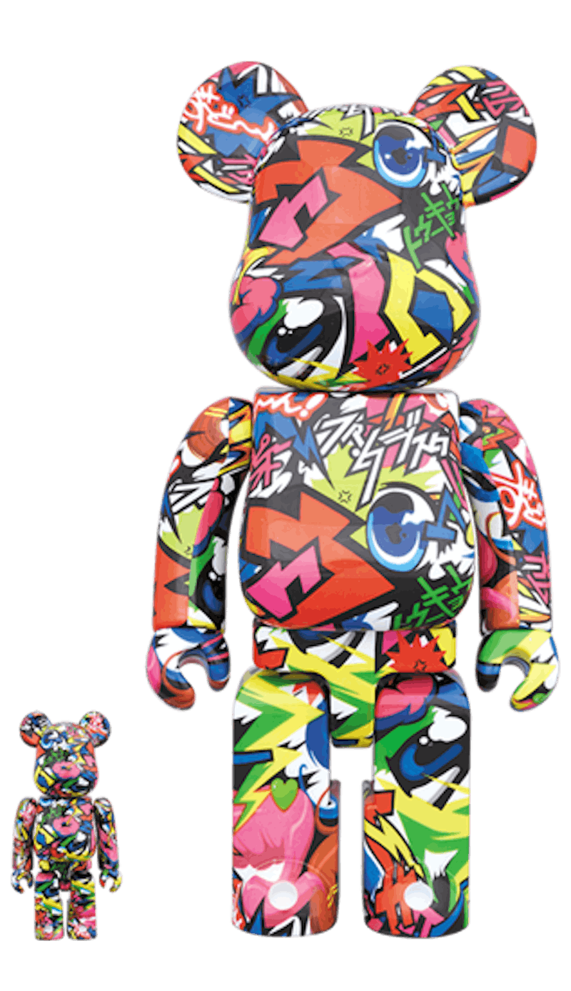 Bearbrick Fantasista Utamaro (From R4G) 100% & 400% Multi