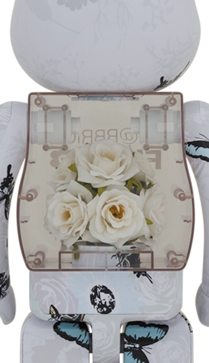 Bearbrick Flora (Flower) #2 1000% White
