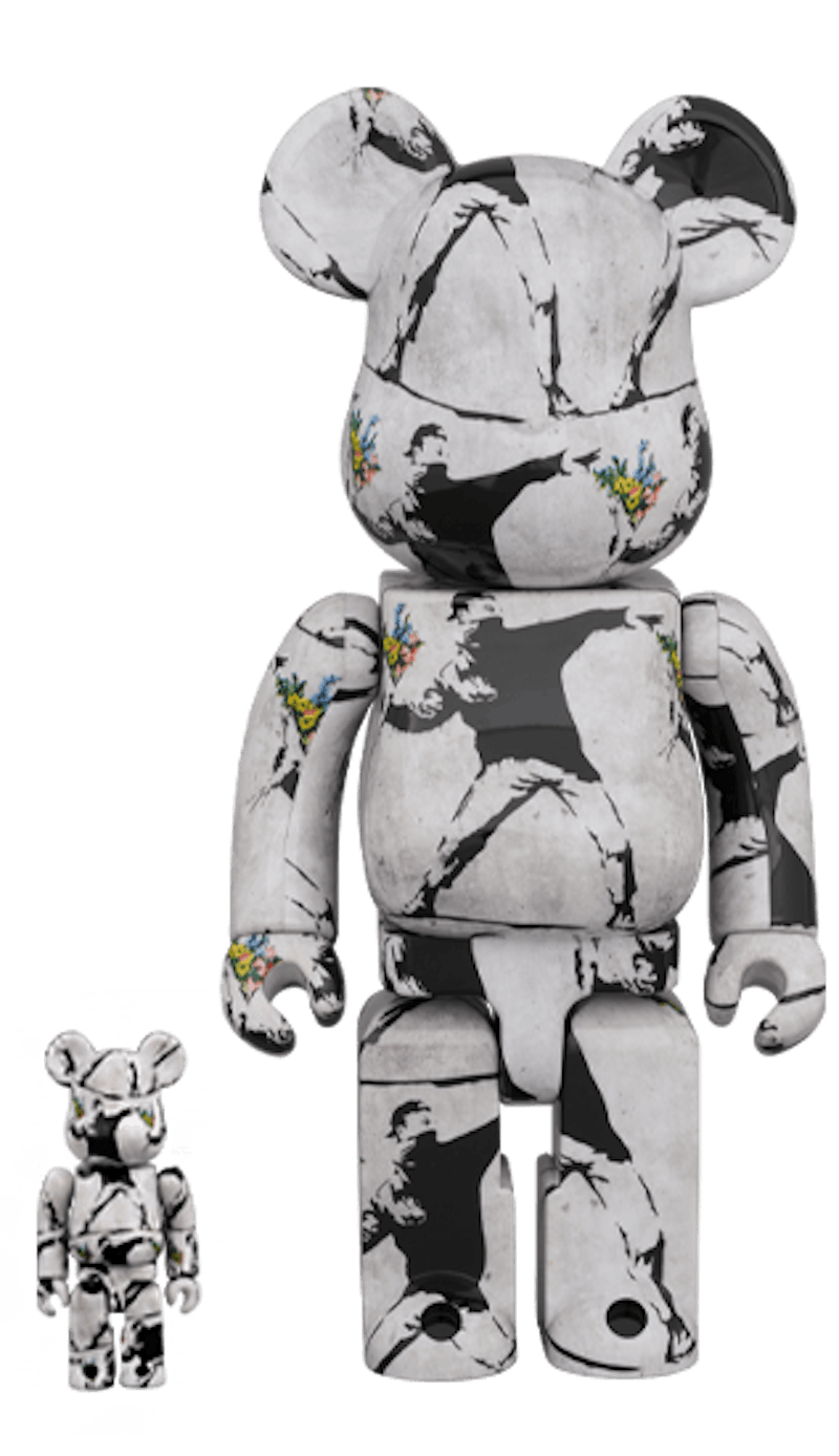 Bearbrick Flower Bomber 100% & 400% Set