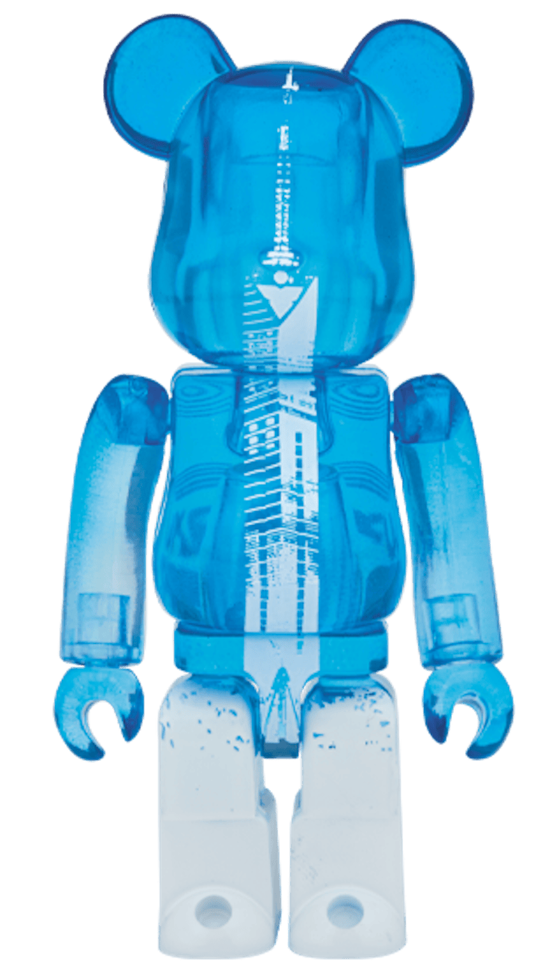 Bearbrick Fukuoka Tower 100% Blue