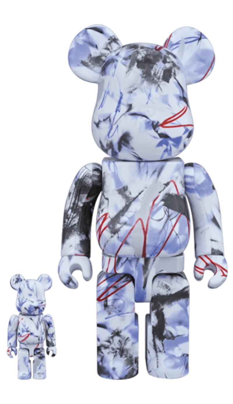 Bearbrick Futura 100% & 400% Set White