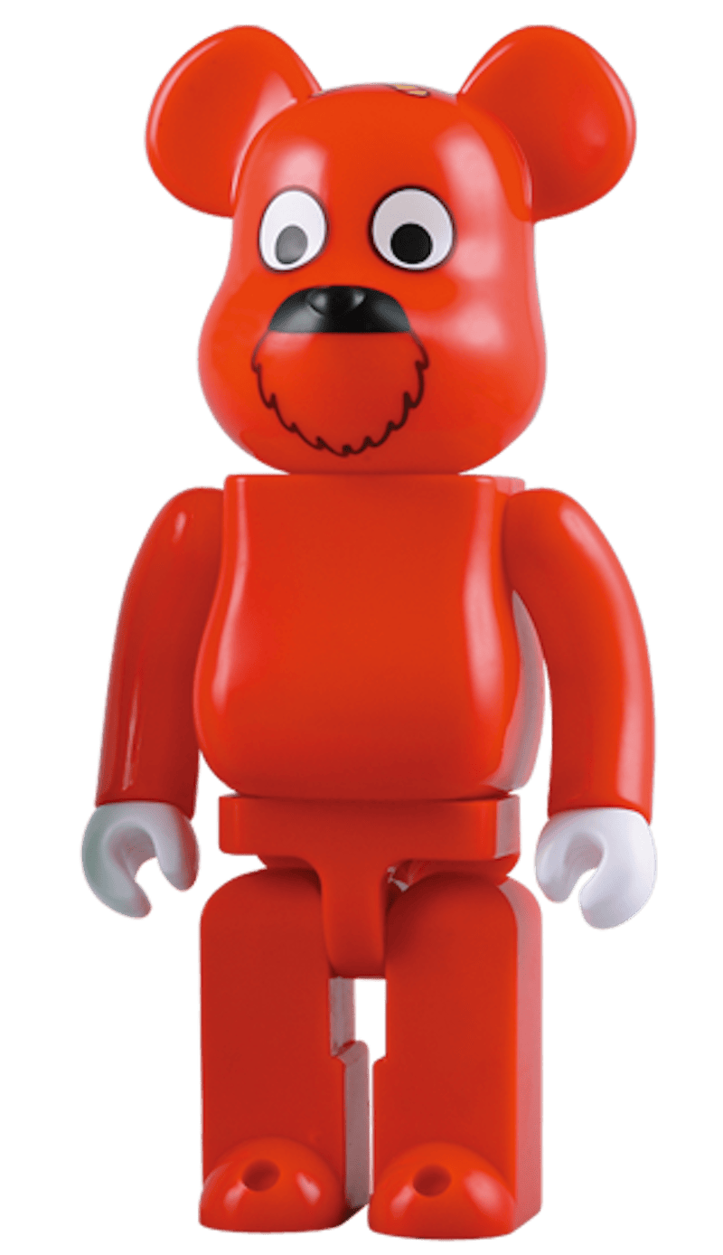 Bearbrick Gachapin & Mook (2 Pack) 400% Multi