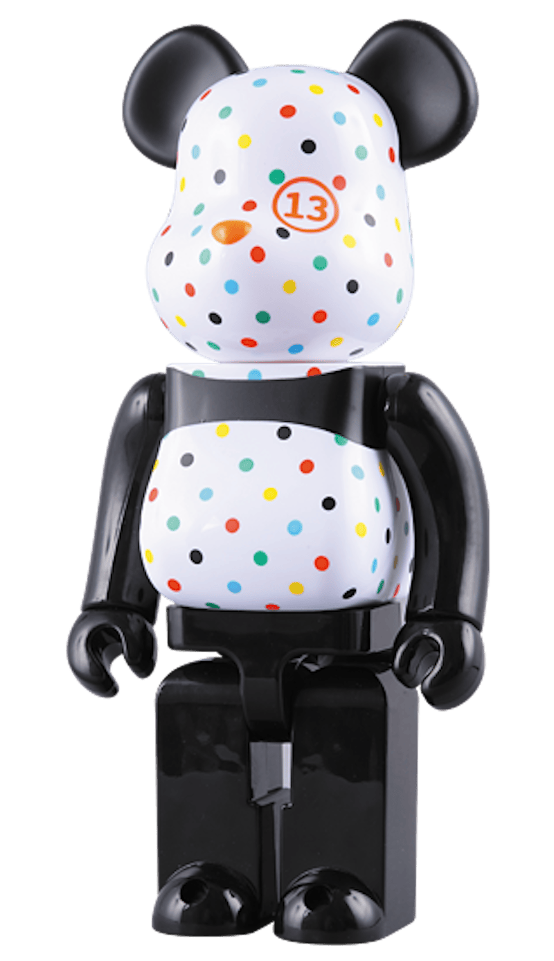 Bearbrick Gallery 1950 13th Anniversary 400% Black