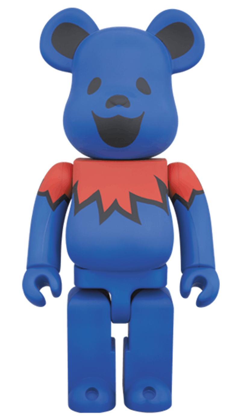 Bearbrick Grateful Dead Dancing Bear 400% Blue