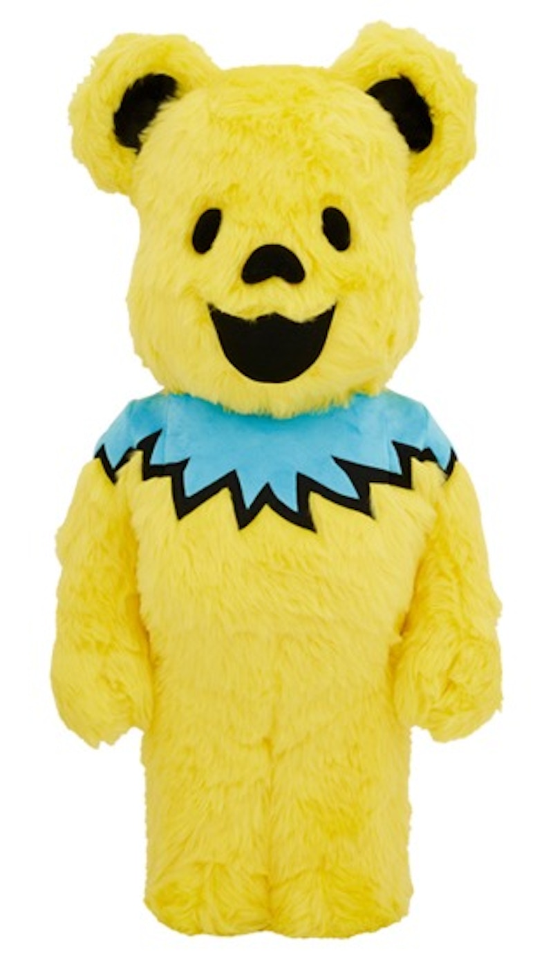 Bearbrick Grateful Dead Dancing Bears Costume 1000% Yellow