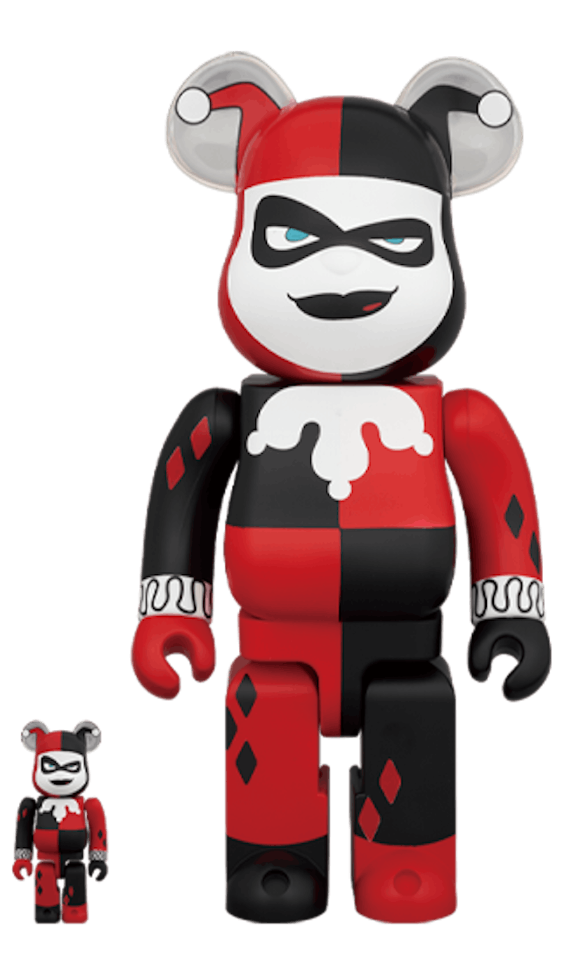 Bearbrick HARLEY QUINN (BATMAN The Animated Series Ver.) 100% & 400% Set