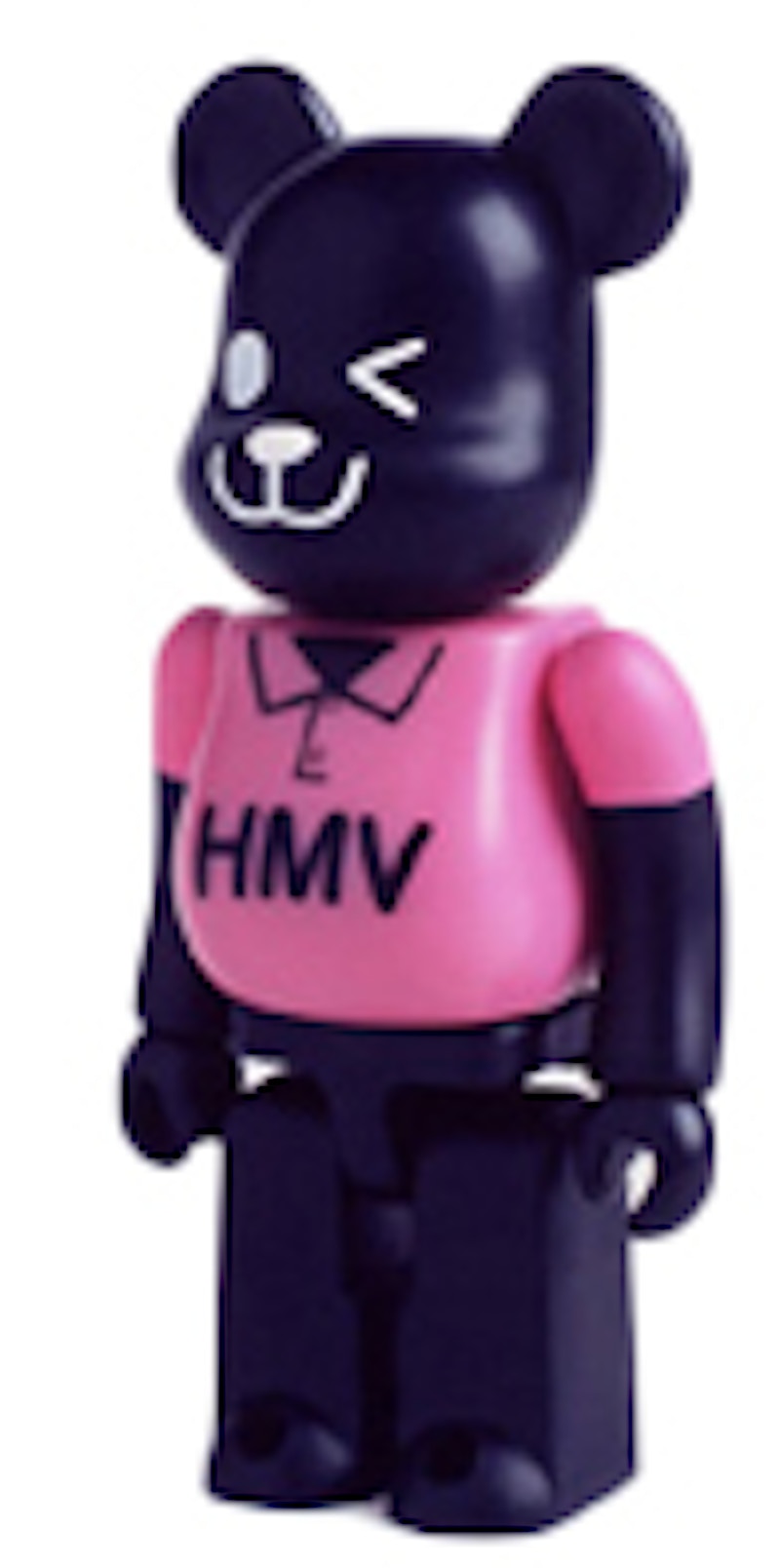 Bearbrick HMV Specialized Pink Polo 100% & 400% Set Pink