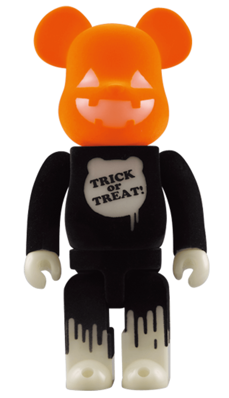 Bearbrick Halloween 2009 (Glow In The Dark) 400% Black
