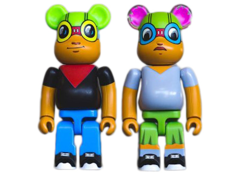 Bearbrick Hebru Brantley Lil Mama & Flyboy NYCC 100% Set Multicolor