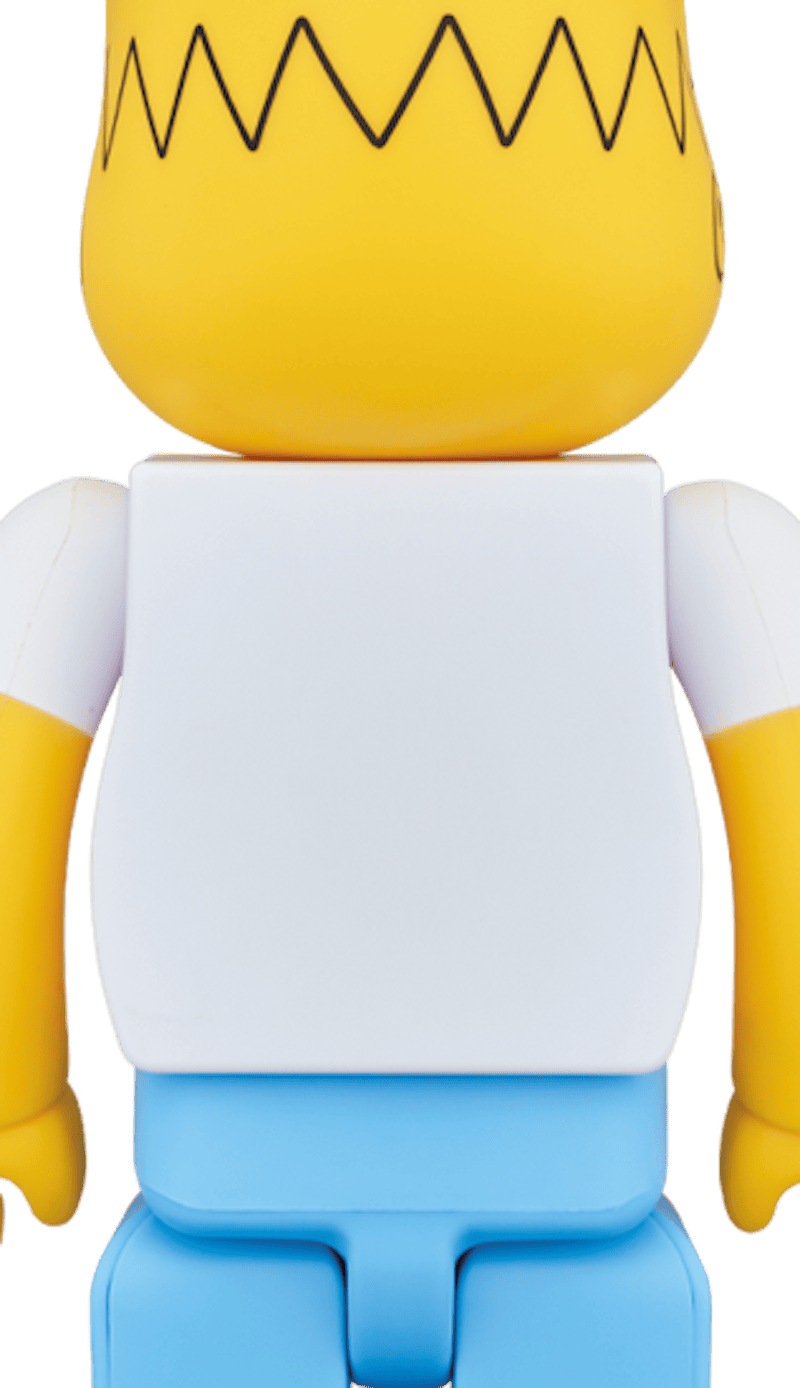 Bearbrick Homer Simpson 400% Yellow