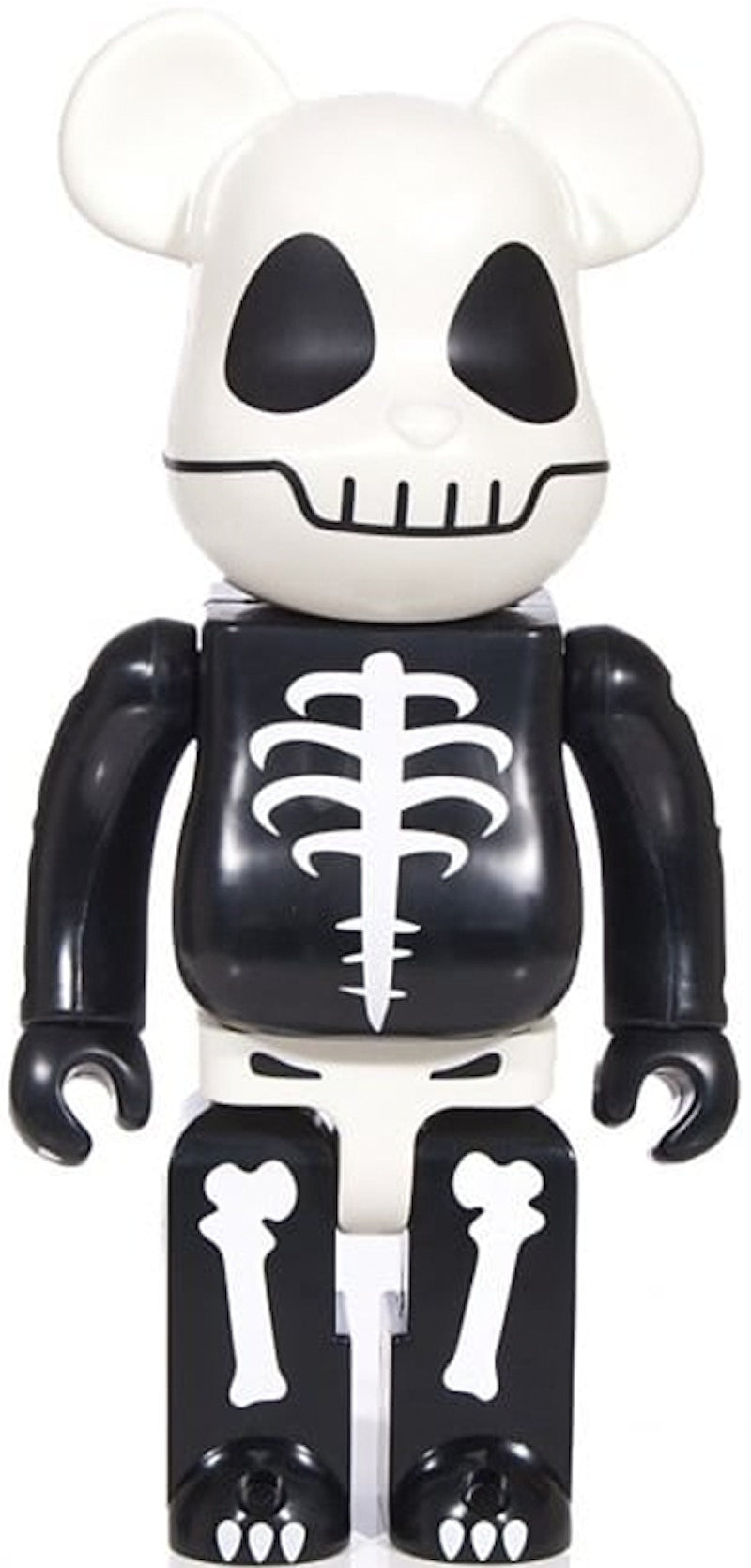 Bearbrick Horror Skull 400% Black/White