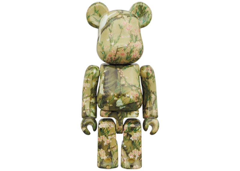 Bearbrick Ito Jakuchu (Peach Blossom Poultry Figure) 100% & 400% Set