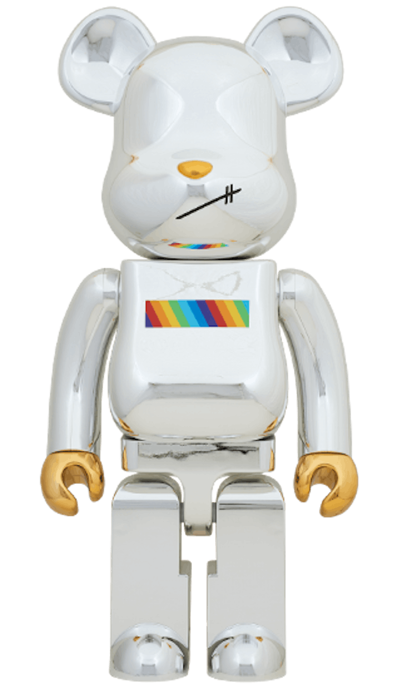 Bearbrick J.S.B. 1000% Silver