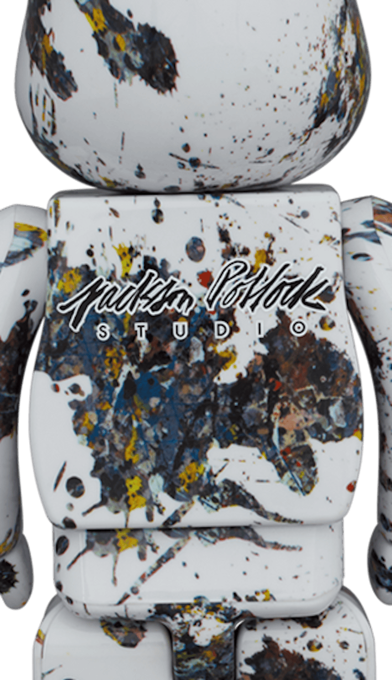 Bearbrick Jackson Pollock Studio (Splash) 100% & 400% Set