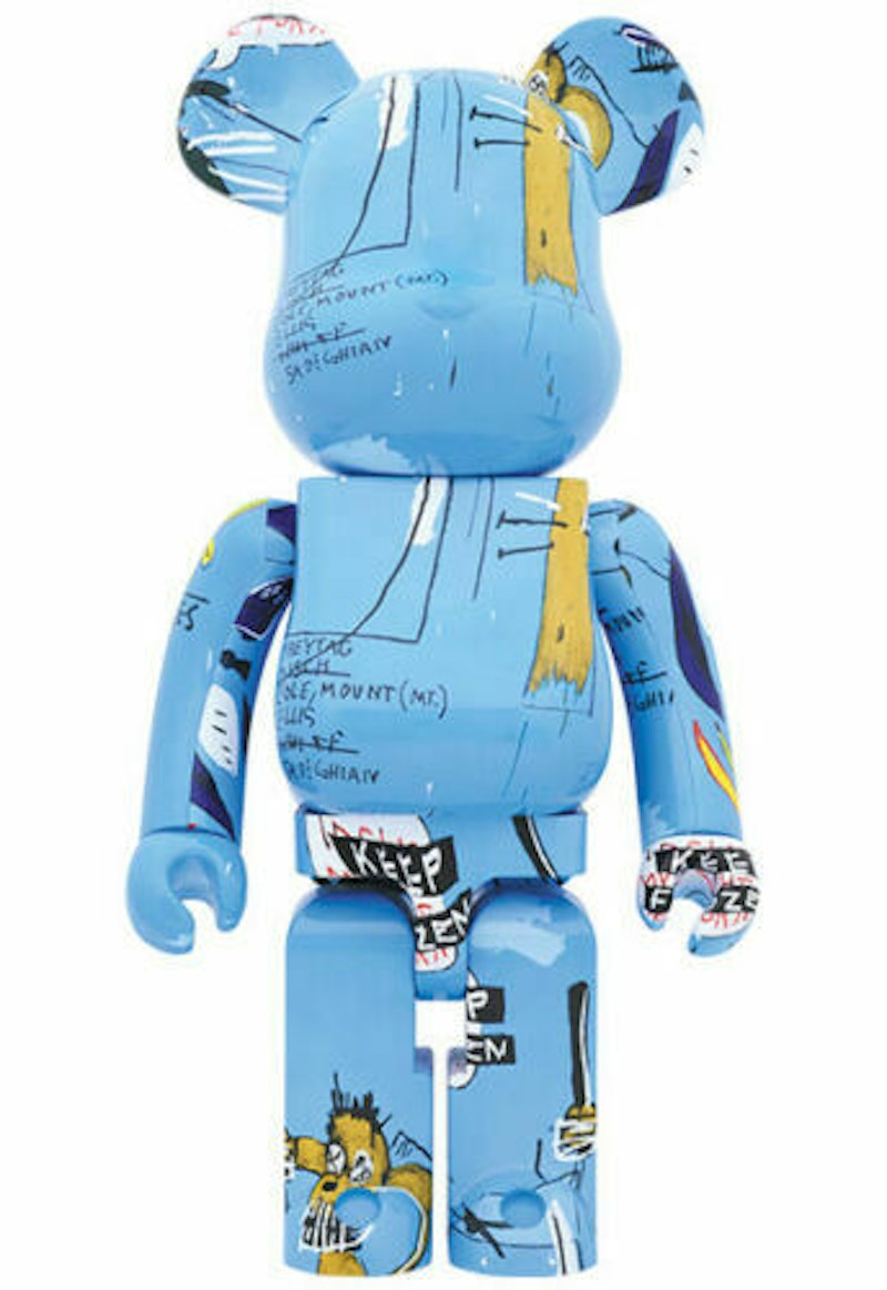 Bearbrick Jean-Michel Basquiat #4 1000% Blue