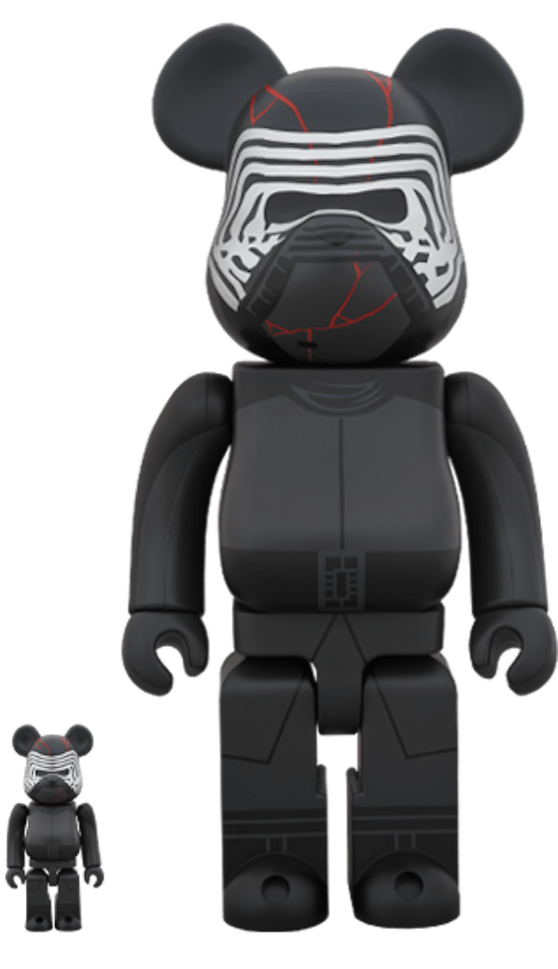 Bearbrick KYLO REN (TM) (The Rise of Skywalker Ver.) 100% & 400% Set