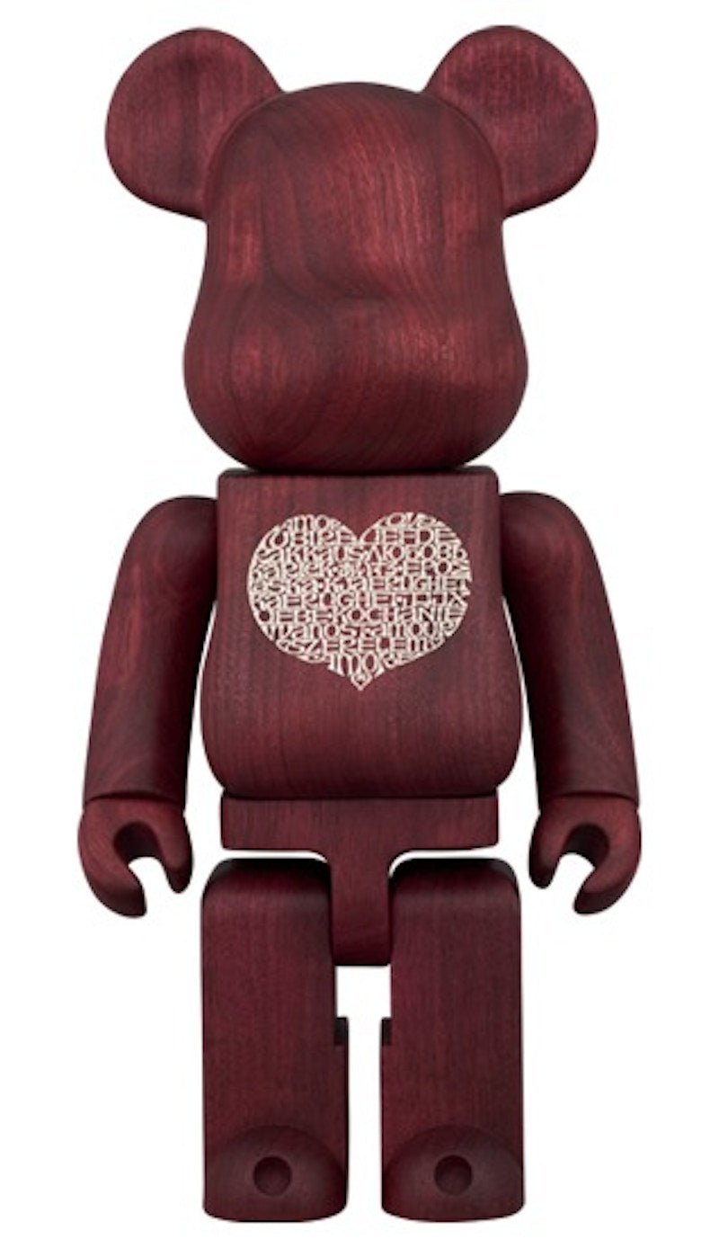 Bearbrick Karimoku Alexander Girard International Love Heart 400%