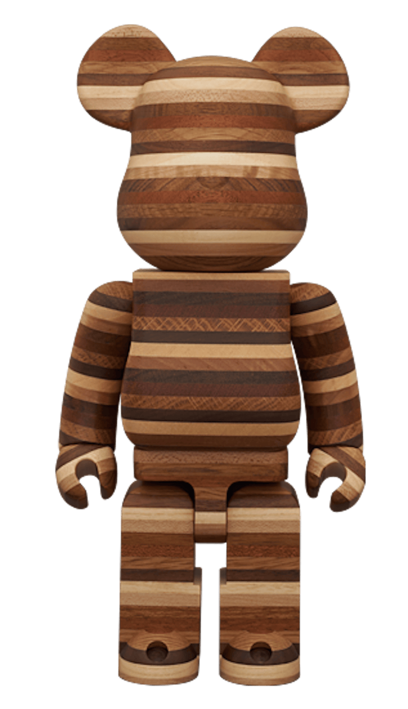 Bearbrick Karimoku Horizon 400% Wood