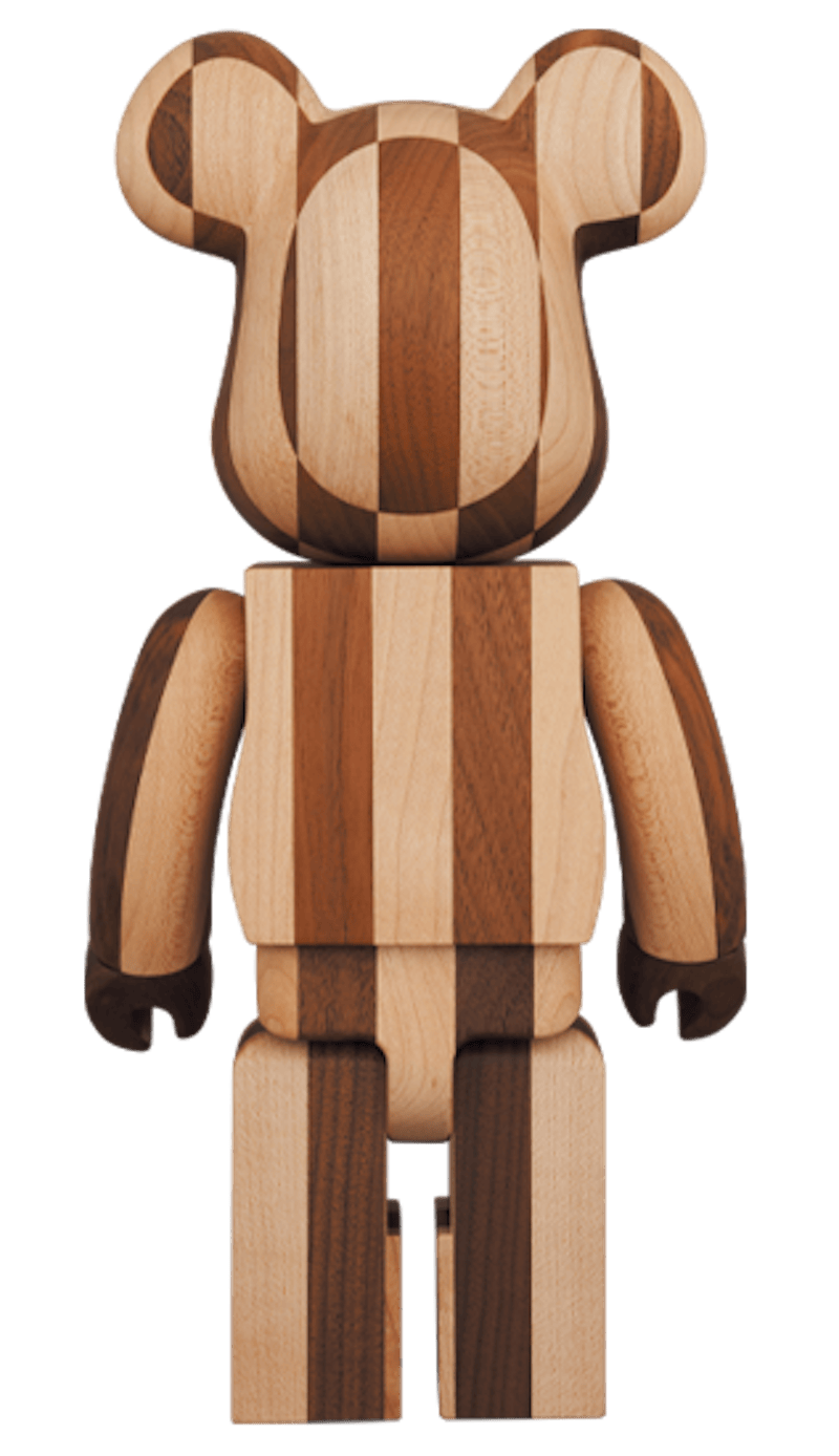 Bearbrick Karimoku LONGITUDINAL CHESS 400%