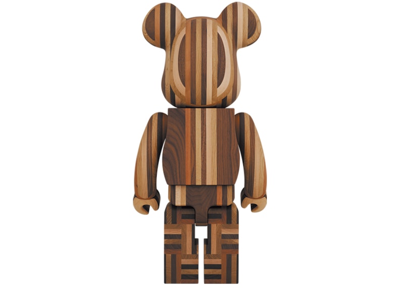 Bearbrick Karimoku Yosegi (Parquet) 1000%