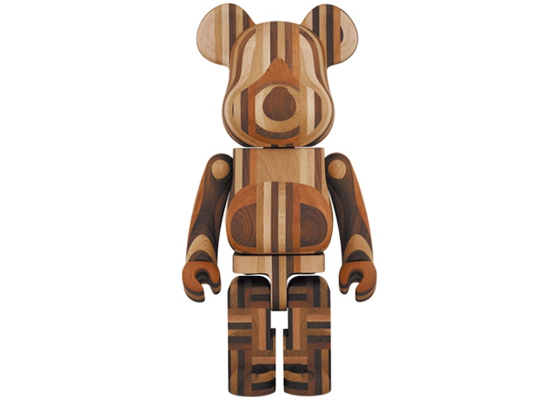 Bearbrick Karimoku Yosegi (Parquet) 1000%
