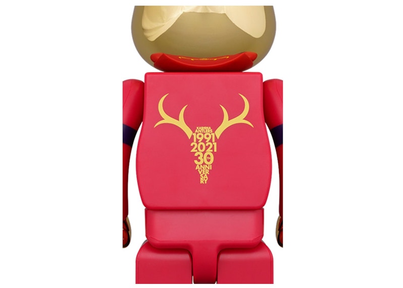 Bearbrick Kashima Antlers 30th Anniversary 100% & 400% Set