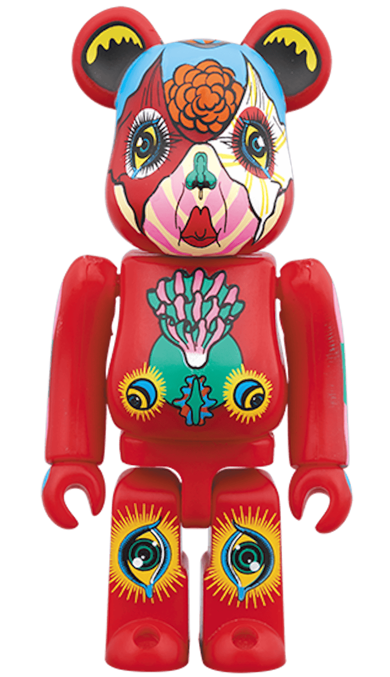 Bearbrick Keiichi Tanaami 100% & 400% Red