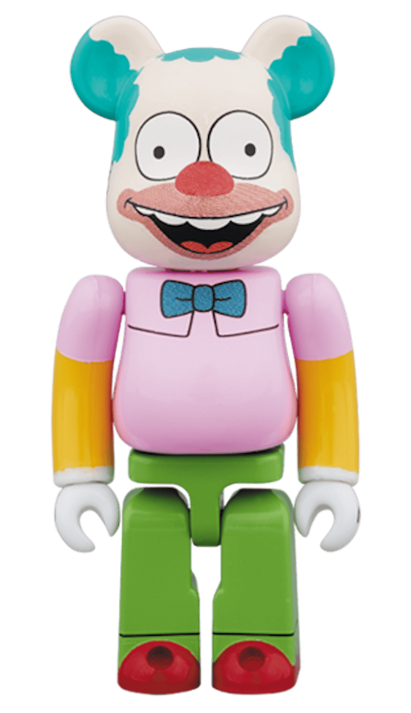 Bearbrick Krusty The Clown 100% Multi