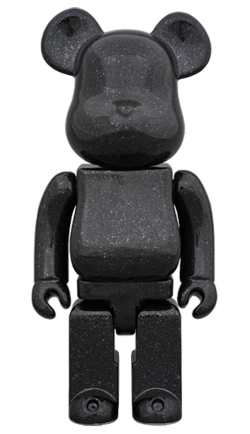 Bearbrick Kutani (Kirame Tenmoku Yu) 400% Black
