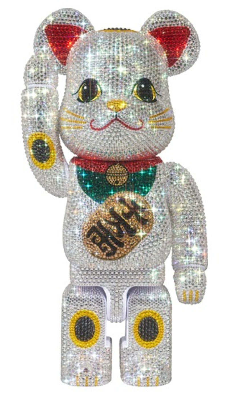 Bearbrick Lucky Cat Crystal 400%