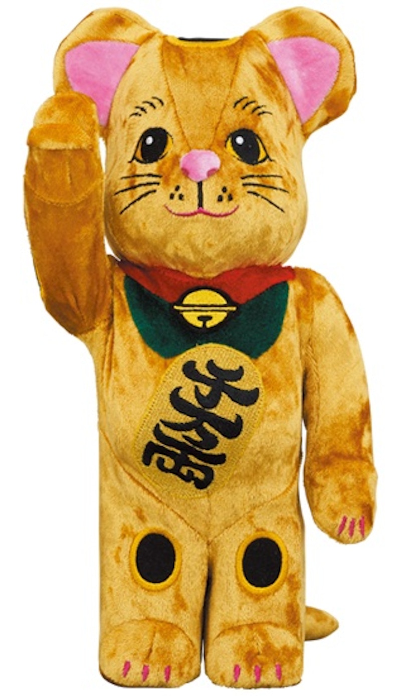 Bearbrick Lucky Cat Gold Costume Edition 400%