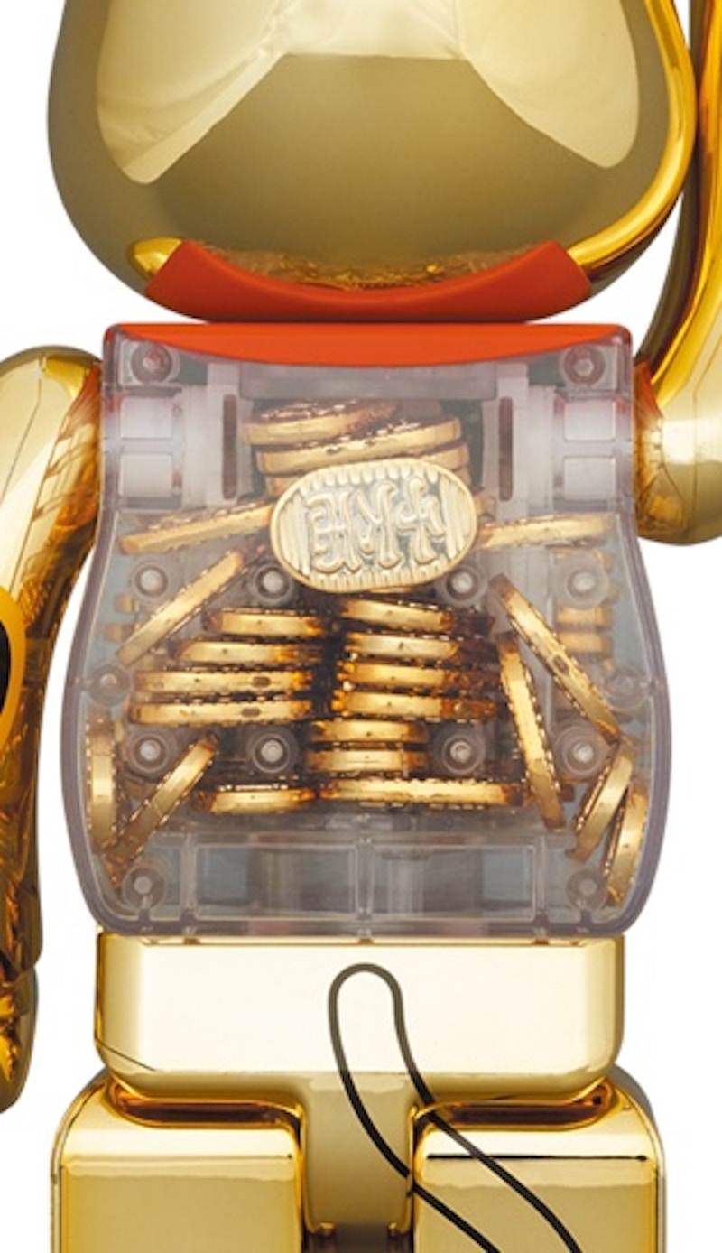 Bearbrick Lucky Cat Oval 1000%
