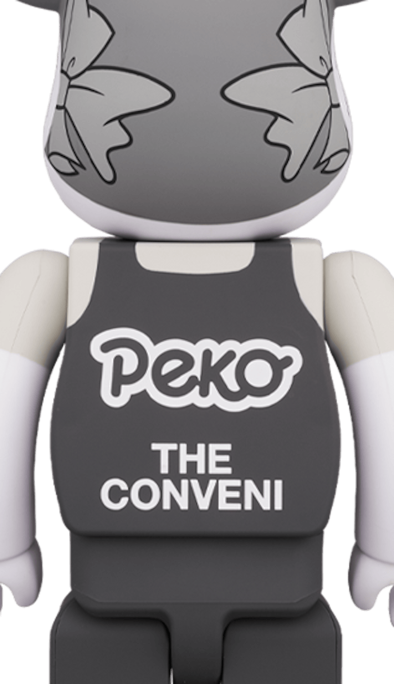 Bearbrick MILKY THE CONVENI PEKO 100% & 400% Set of 2
