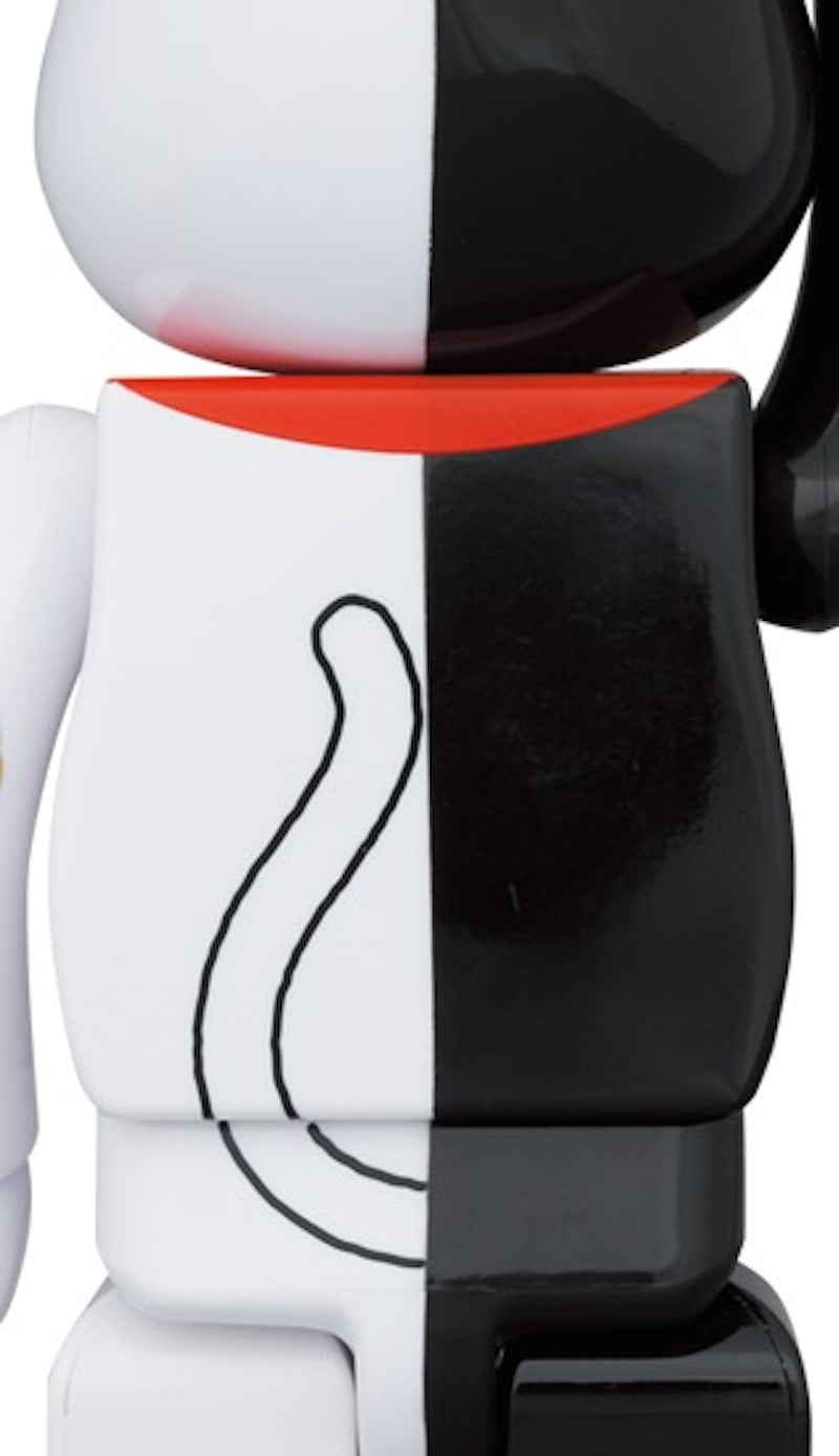 Bearbrick Maneki Neko Invitation Black x Fortune White 100% & 400% Set