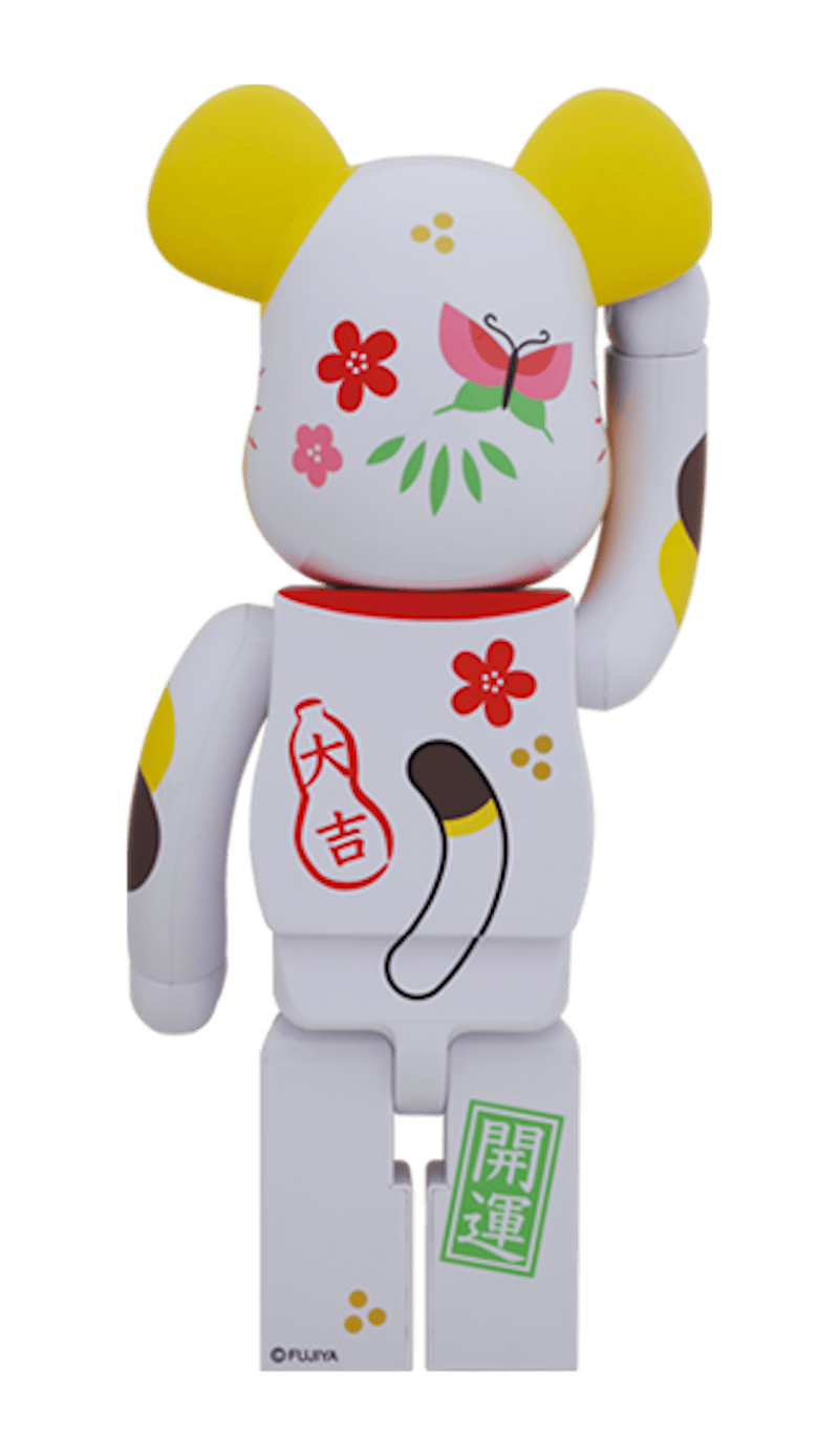 Bearbrick Maneki Neko Peko-chan Fuku 1000%